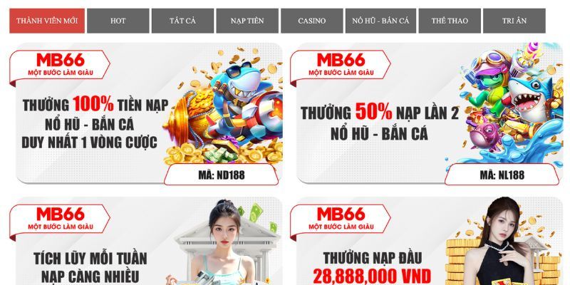 Lý do game thủ nên chọn đăng ký MB66